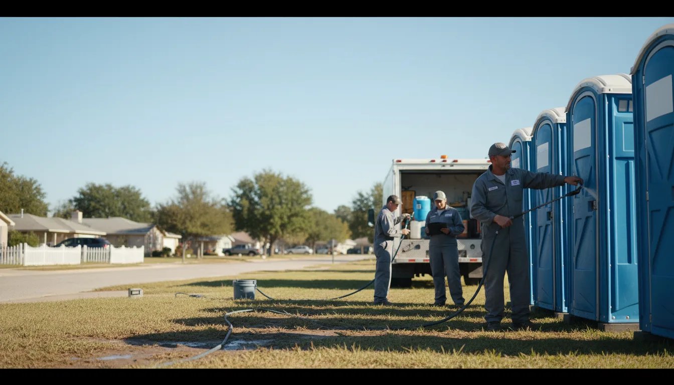 Long-Term Portable Toilet Rental in Schriever, LA near me